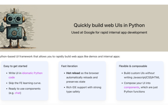 Meet Mesop: A Python-based UI Framework that Allows You to Build Web Apps like Demos and Internal AI/ Machine Learning Apps