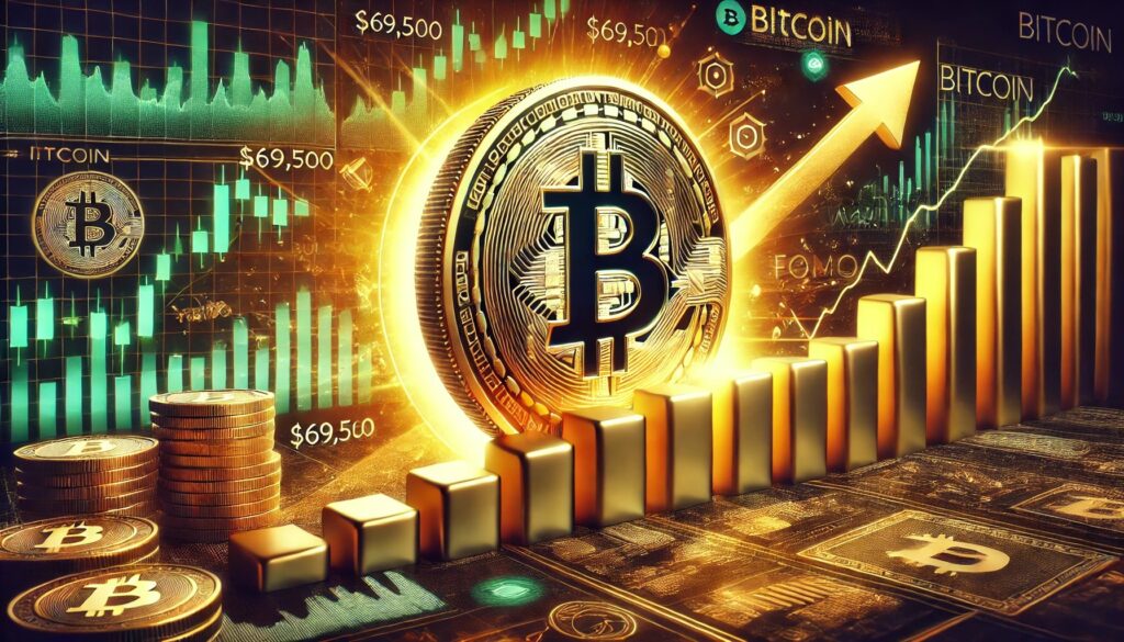 Bitcoin Rally Will Begin When Price Breaks Past $69,500: Investors Expect FOMO Above This Level